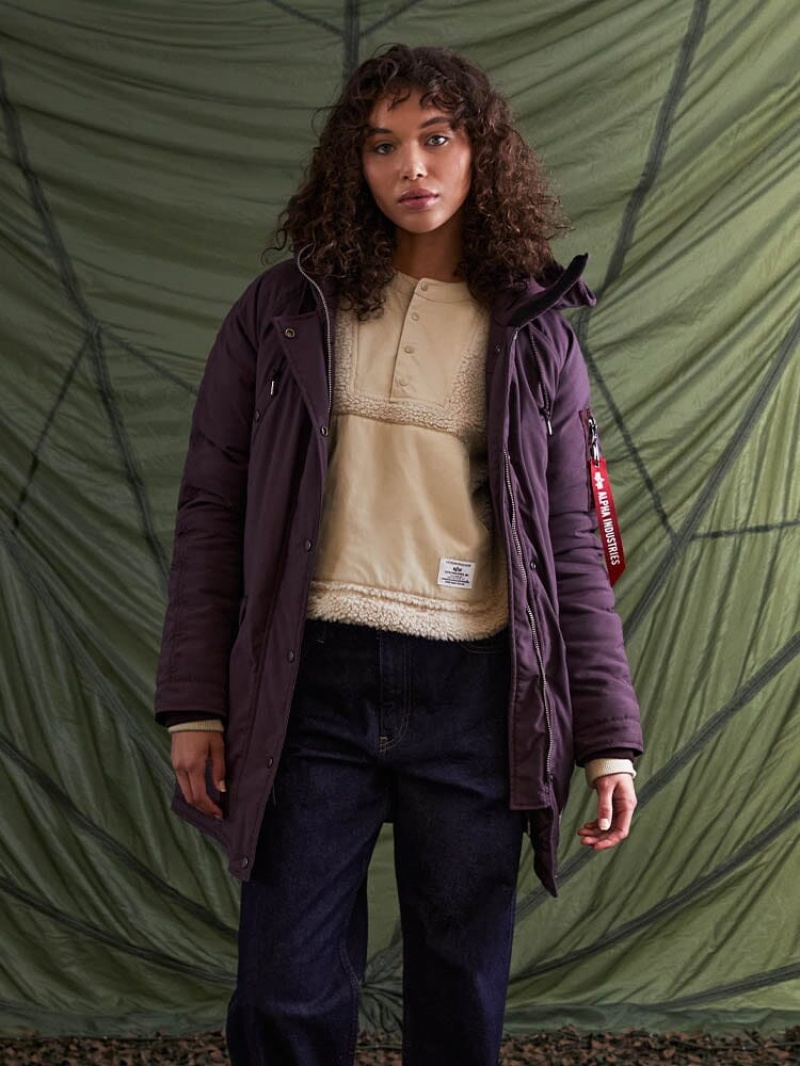 Parka Alpha Industries N-3b Altitude Mod W Violette Foncé Femme | DJE-32292340