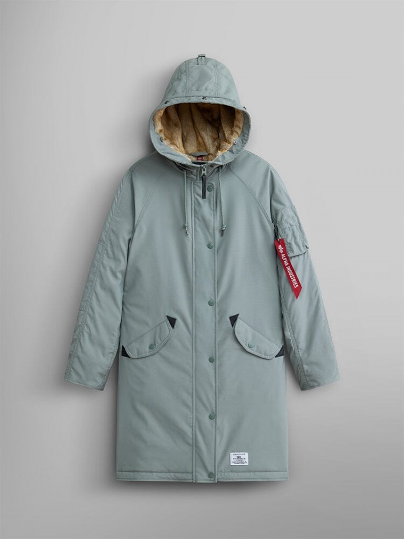 Parka Alpha Industries Elyse Gen Ii W Turquoise Femme | FHT-66318089