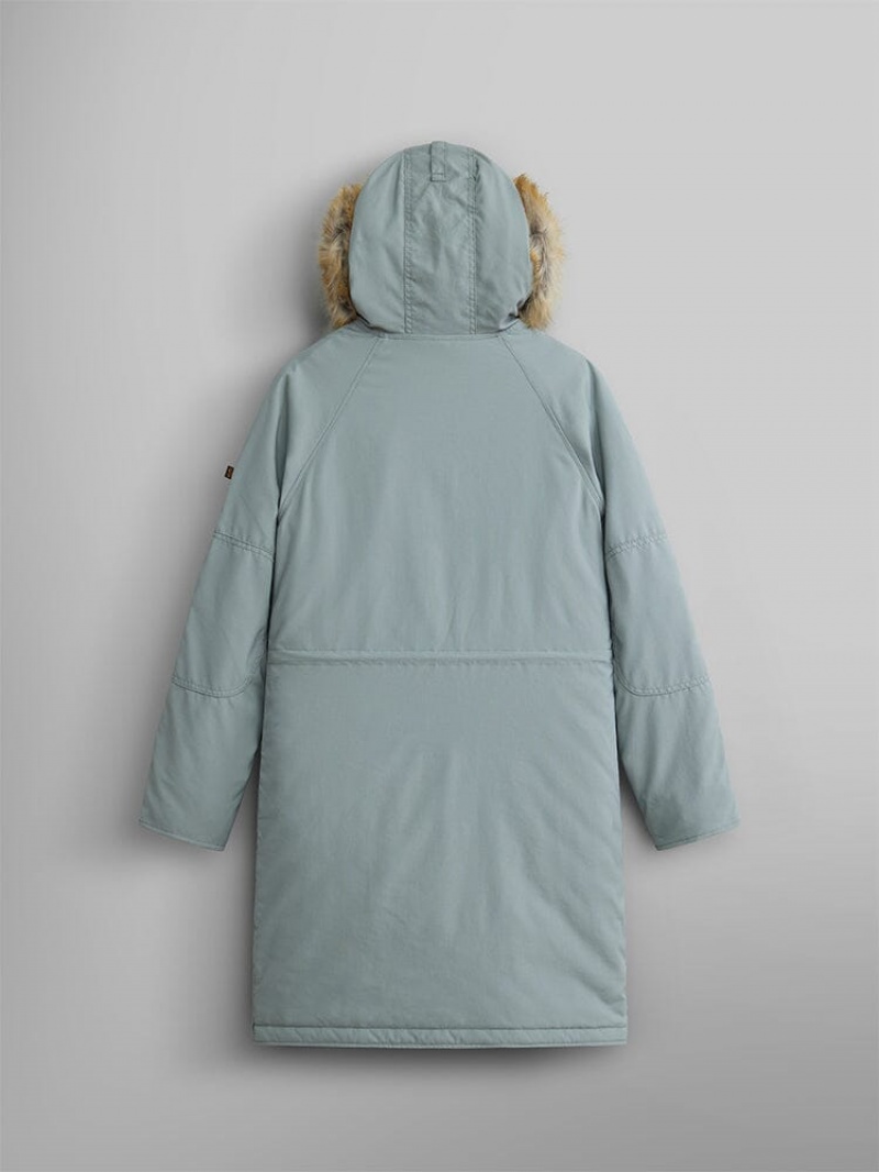 Parka Alpha Industries Elyse Gen Ii W Turquoise Femme | FHT-66318089