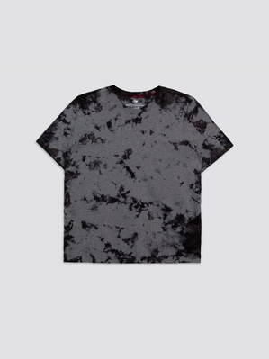 T Shirts Alpha Industries Alpha Crystal Dye Grise Homme | WYI-01794214