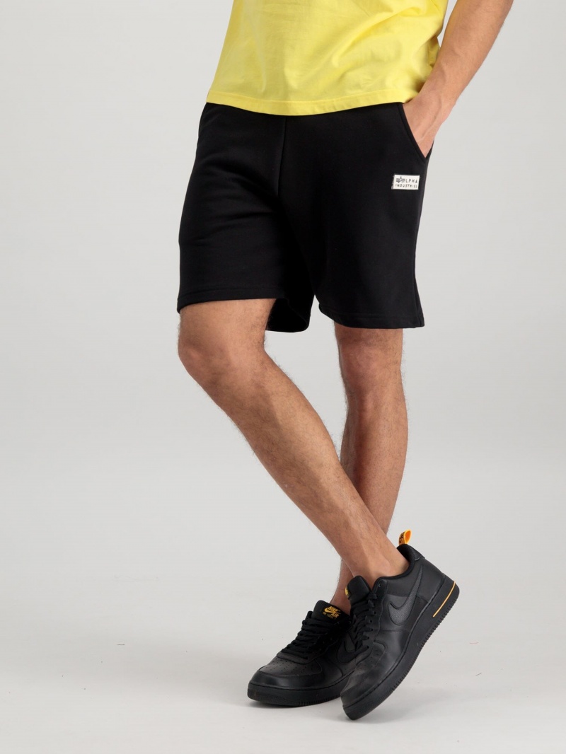 Short Alpha Industries Organic Jogger Noir Homme | BNY-99376777