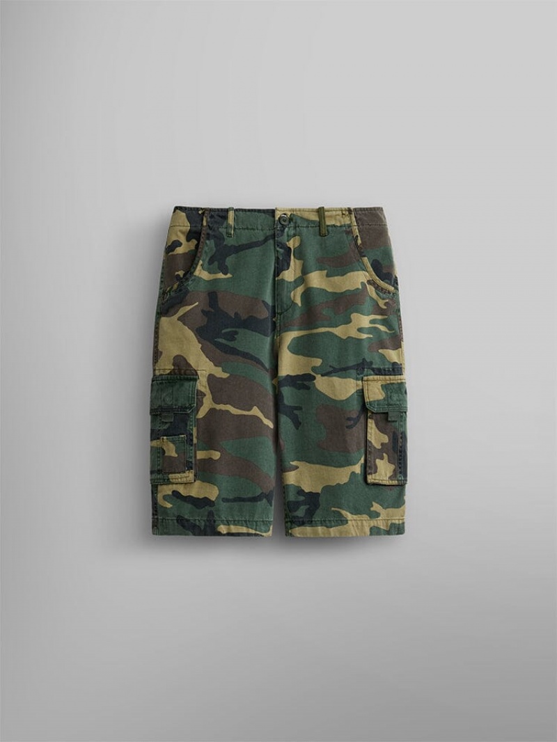 Short Alpha Industries Jet Camouflage Homme | QRR-75151479