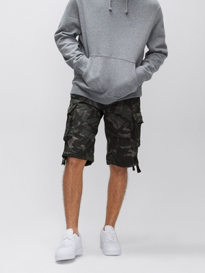 Short Alpha Industries Jet Noir Camouflage Homme | FLW-58433210