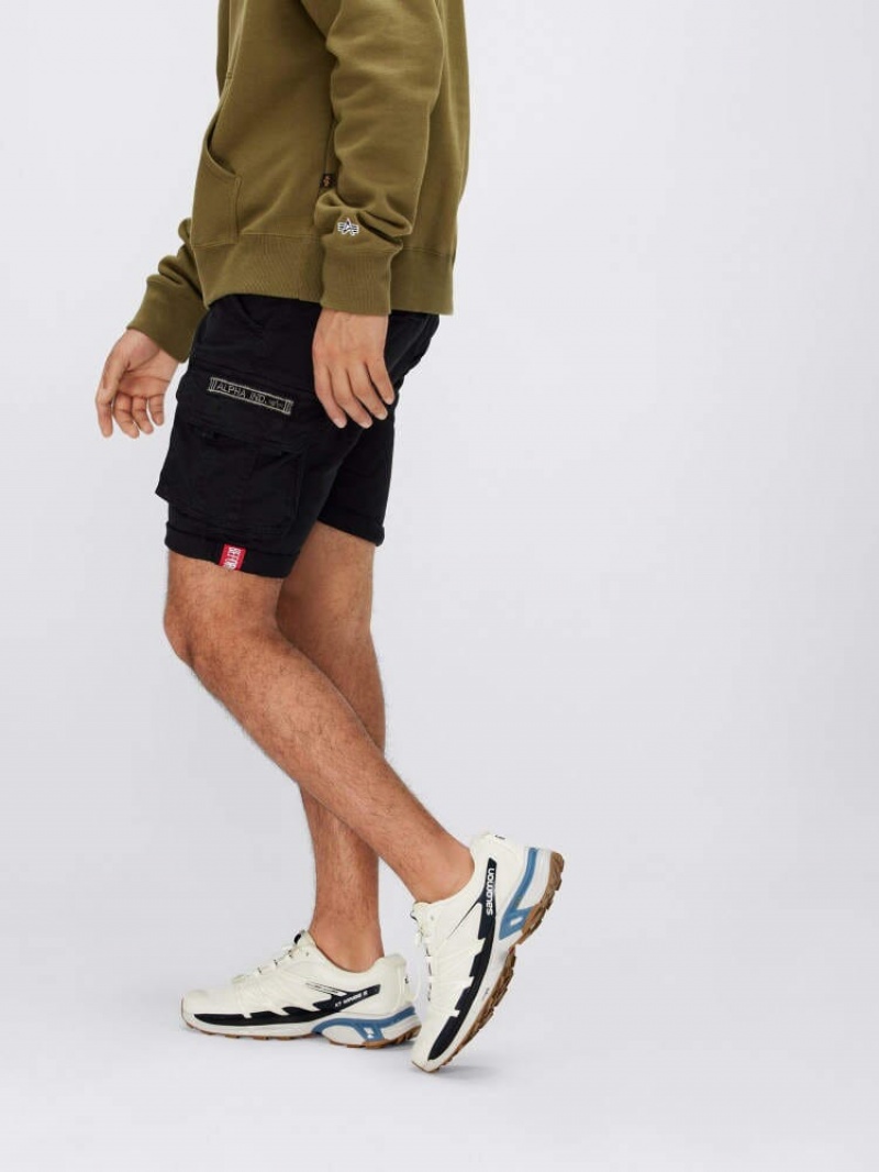 Short Alpha Industries Crew Gen I Noir Homme | SFA-86547253