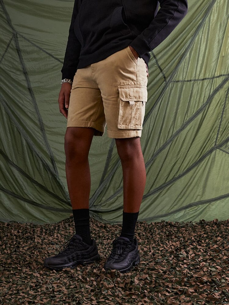 Short Alpha Industries Crew Kaki Homme | MRM-40153891