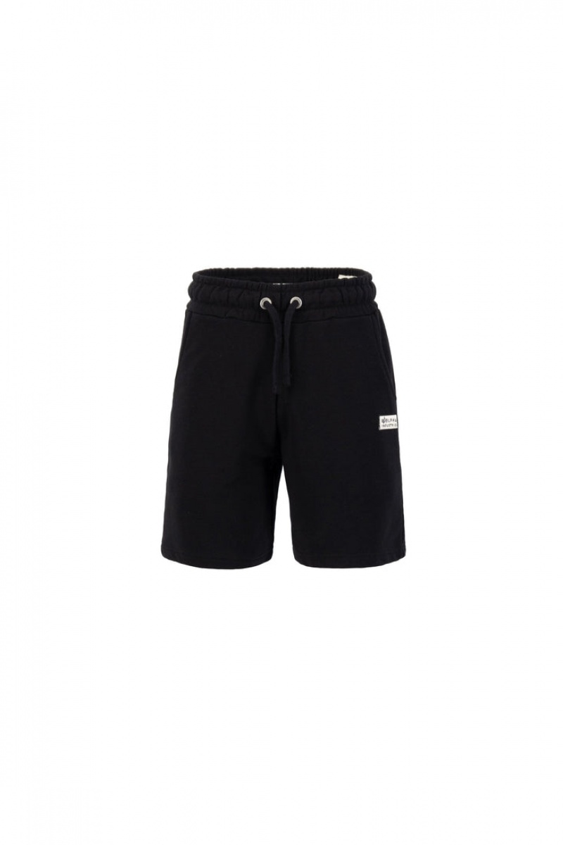 Short Alpha Industries Organic Jogger Noir Homme | BNY-99376777