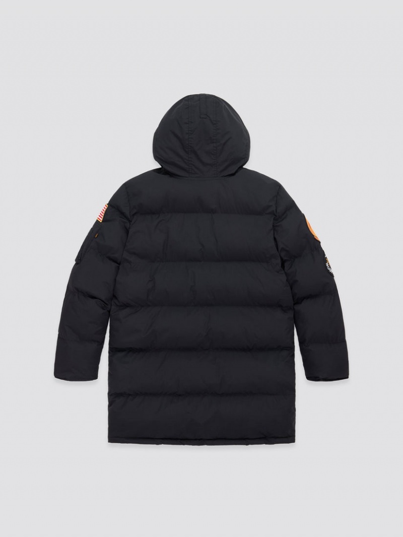 Parka Alpha Industries N-3b Squadron Matelassé Noir Homme | EPO-62742833