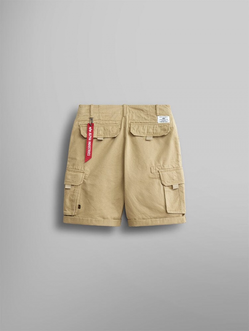 Short Alpha Industries Crew Kaki Homme | MRM-40153891