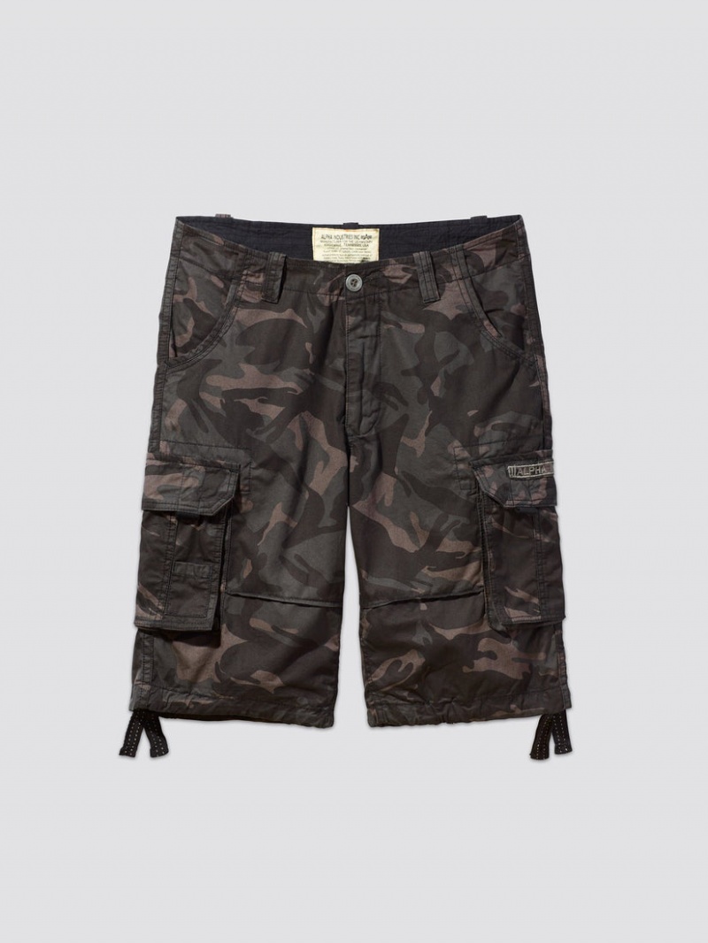 Short Alpha Industries Jet Noir Camouflage Homme | FLW-58433210