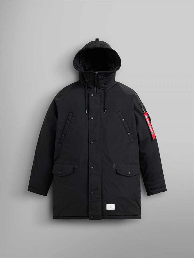 Parka Alpha Industries N-3b Altitude Mod Noir Homme | ZDH-79275200