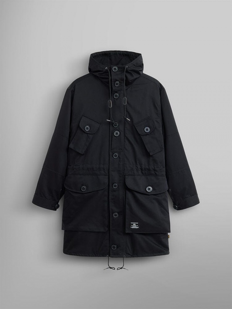 Parka Alpha Industries Canadian Mod Noir Homme | RXF-67828913