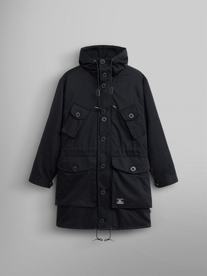 Parka Alpha Industries Canadian Mod Noir Homme | RXF-67828913