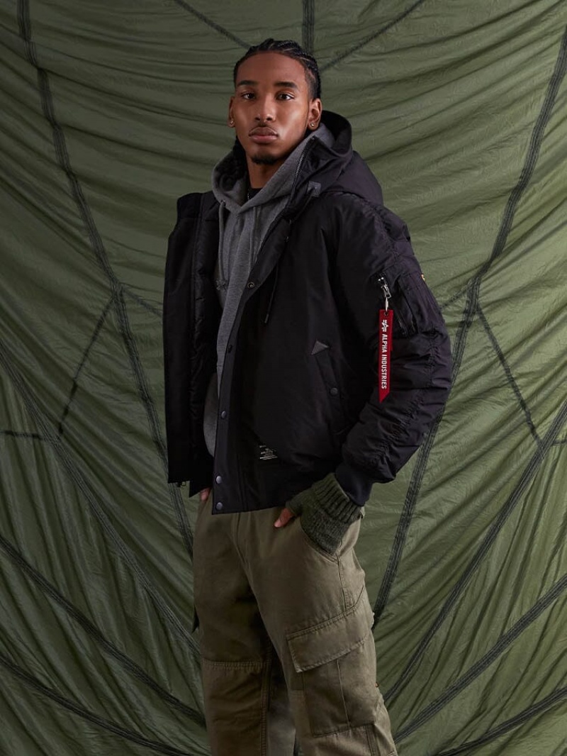 Parka Alpha Industries N-2b Altitude Noir Homme | KND-83125921