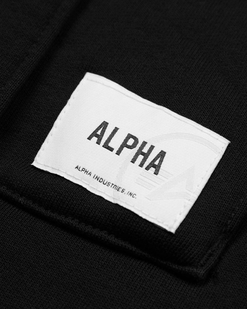 Pantalon Alpha Industries Unfrm Sweat Trouser Noir Homme | LNX-47918544