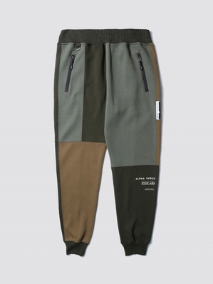 Pantalon Alpha Industries Alpha X Izzue Patchwork Bottom Vert Olive Homme | XJU-94656408