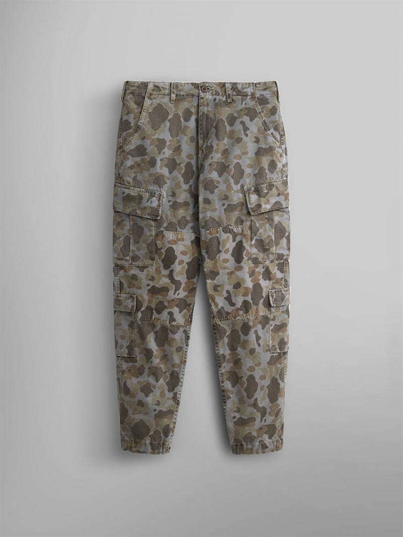 Pantalon Alpha Industries Acu Battlewash Marron Camouflage Homme | QHK-55570716