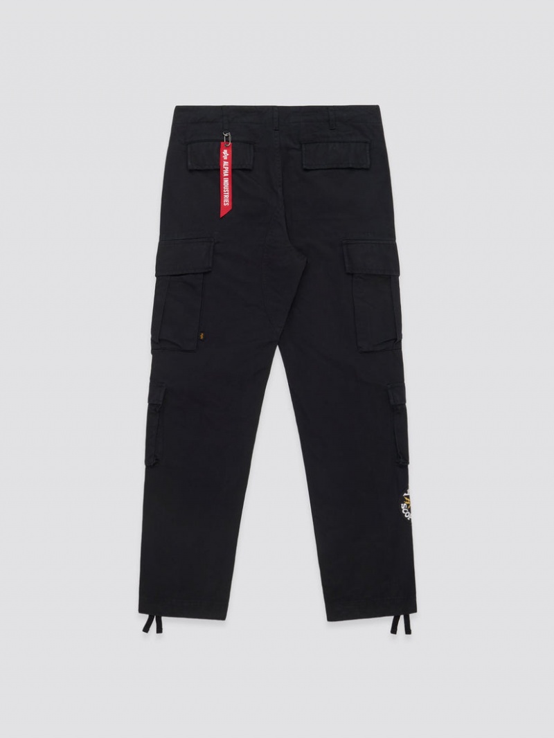 Pantalon Alpha Industries Acu Squadron Noir Homme | WFC-02860070