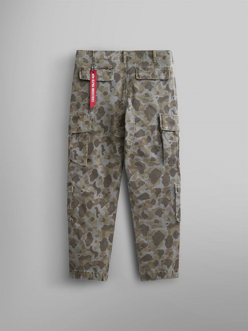 Pantalon Alpha Industries Acu Battlewash Marron Camouflage Homme | QHK-55570716