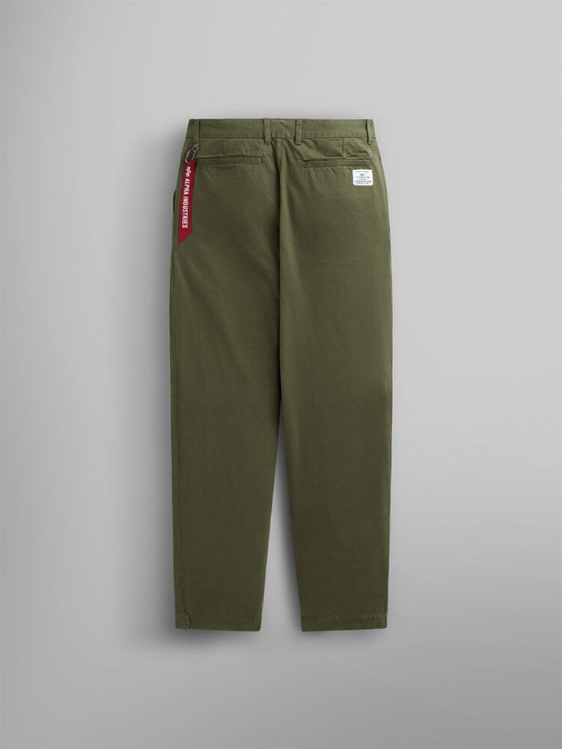 Pantalon Alpha Industries Classiche Trouser Vert Homme | TRY-15528038