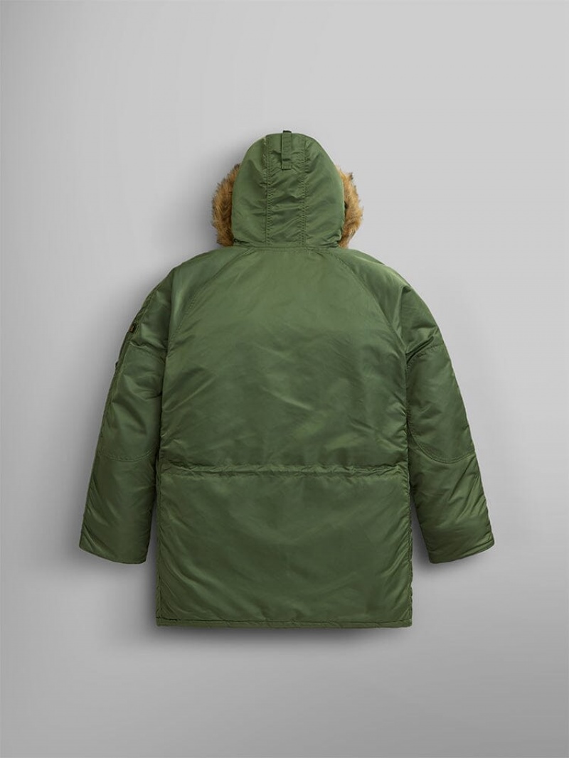 Parka Alpha Industries N-3b (HERITAGE) Vert Olive Vert Homme | JRI-43499680