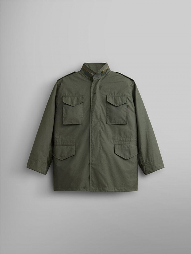 Vestes Alpha Industries M-65 Field (HERITAGE) Vert Olive Homme | AZR-16261267