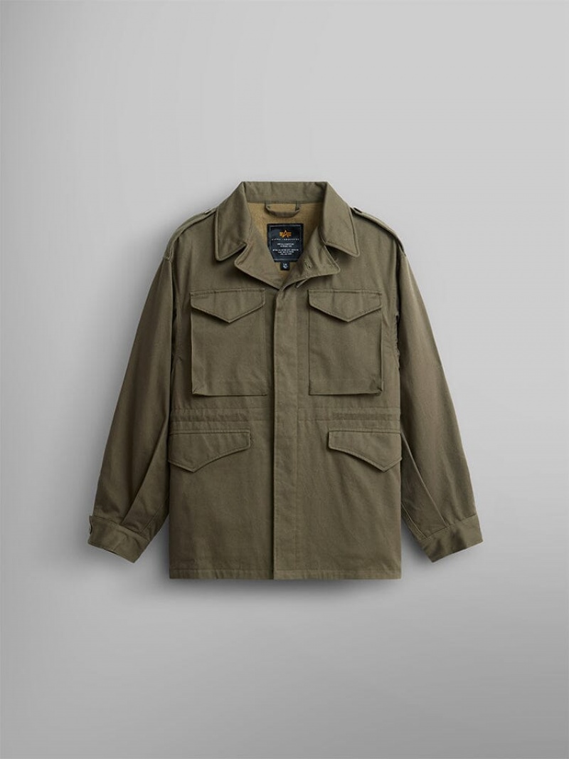 Vestes Alpha Industries M-43 Field Vert Olive Homme | QMT-81490620