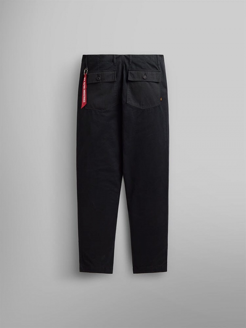 Pantalon Alpha Industries Fatigue Noir Homme | BAD-86948253