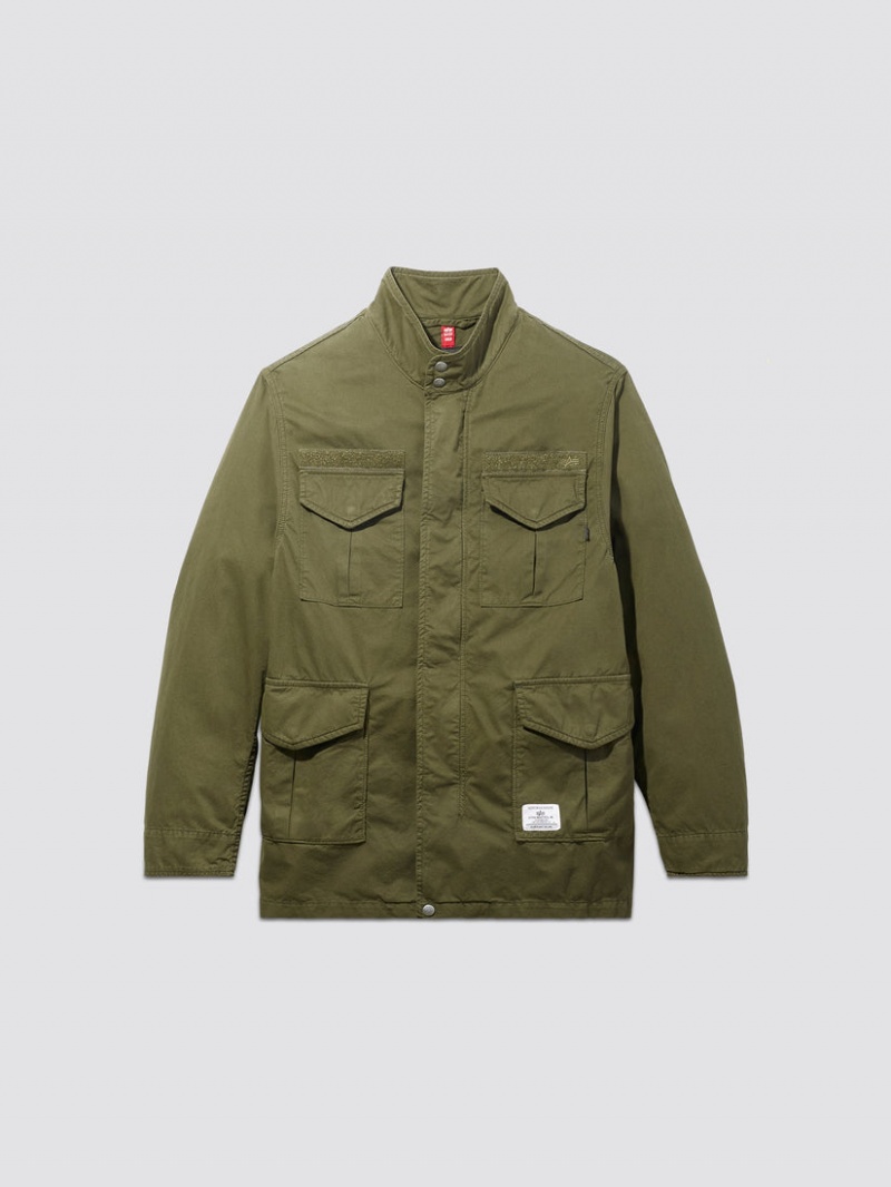 Vestes Alpha Industries M-65 Mod Legere Field Vert Homme | IHZ-53375052