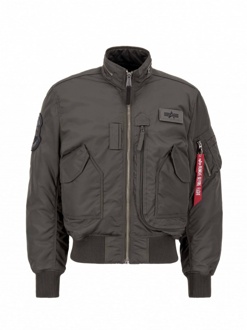 Vestes Alpha Industries Engine Grise Homme | WTG-18893966