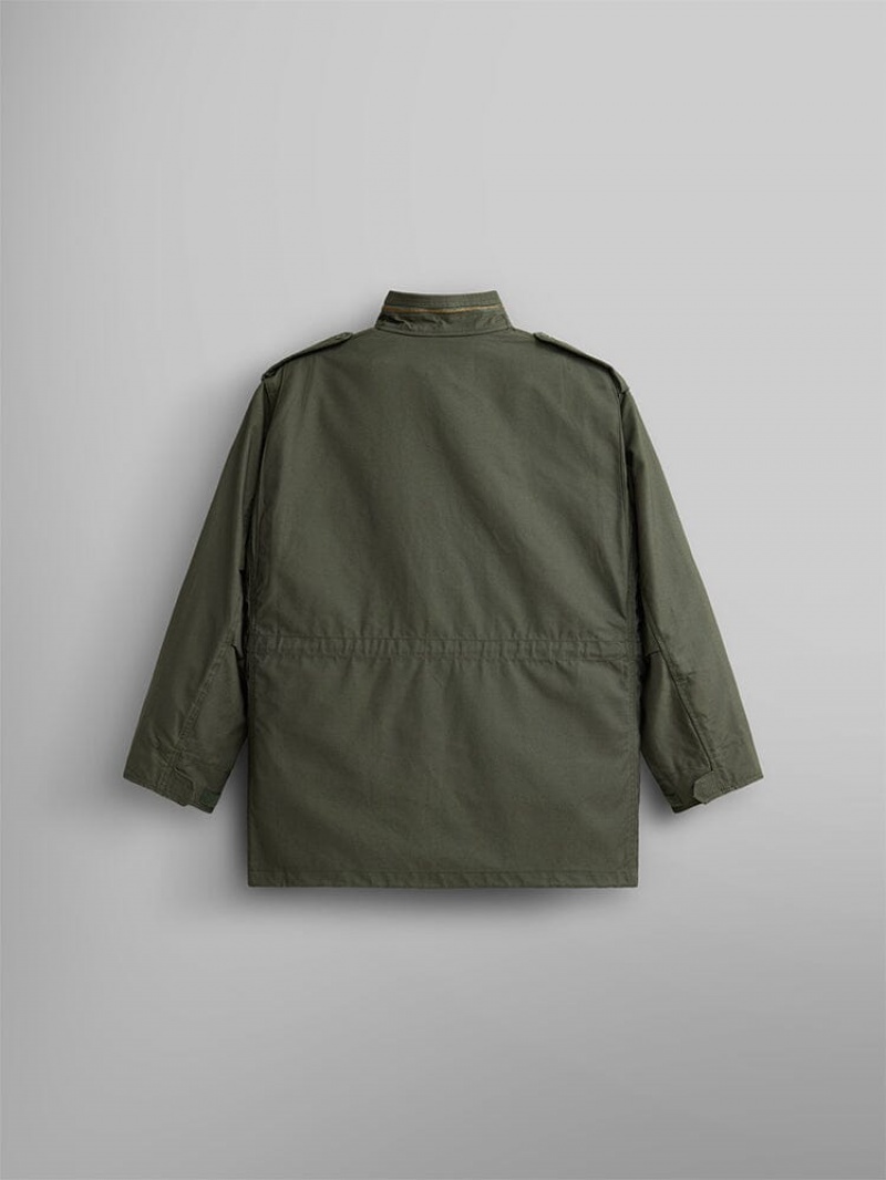 Vestes Alpha Industries M-65 Field (HERITAGE) Vert Olive Homme | AZR-16261267