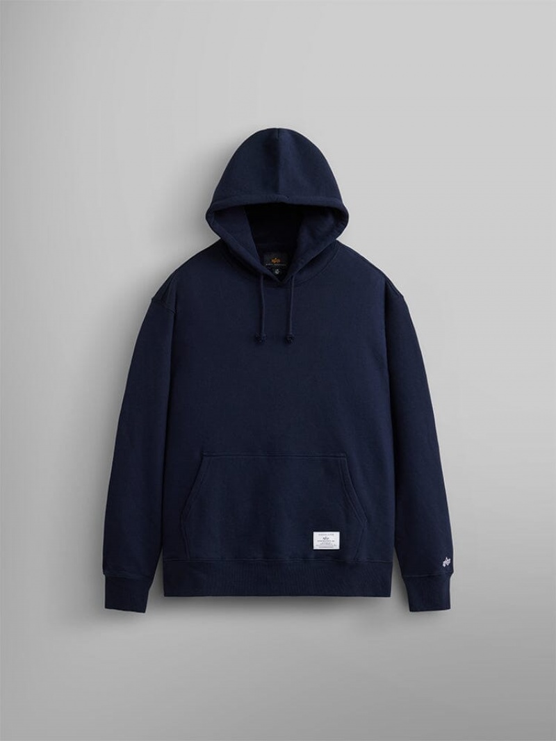 Sweat a Capuche Alpha Industries Essential Bleu Homme | SMI-35032756