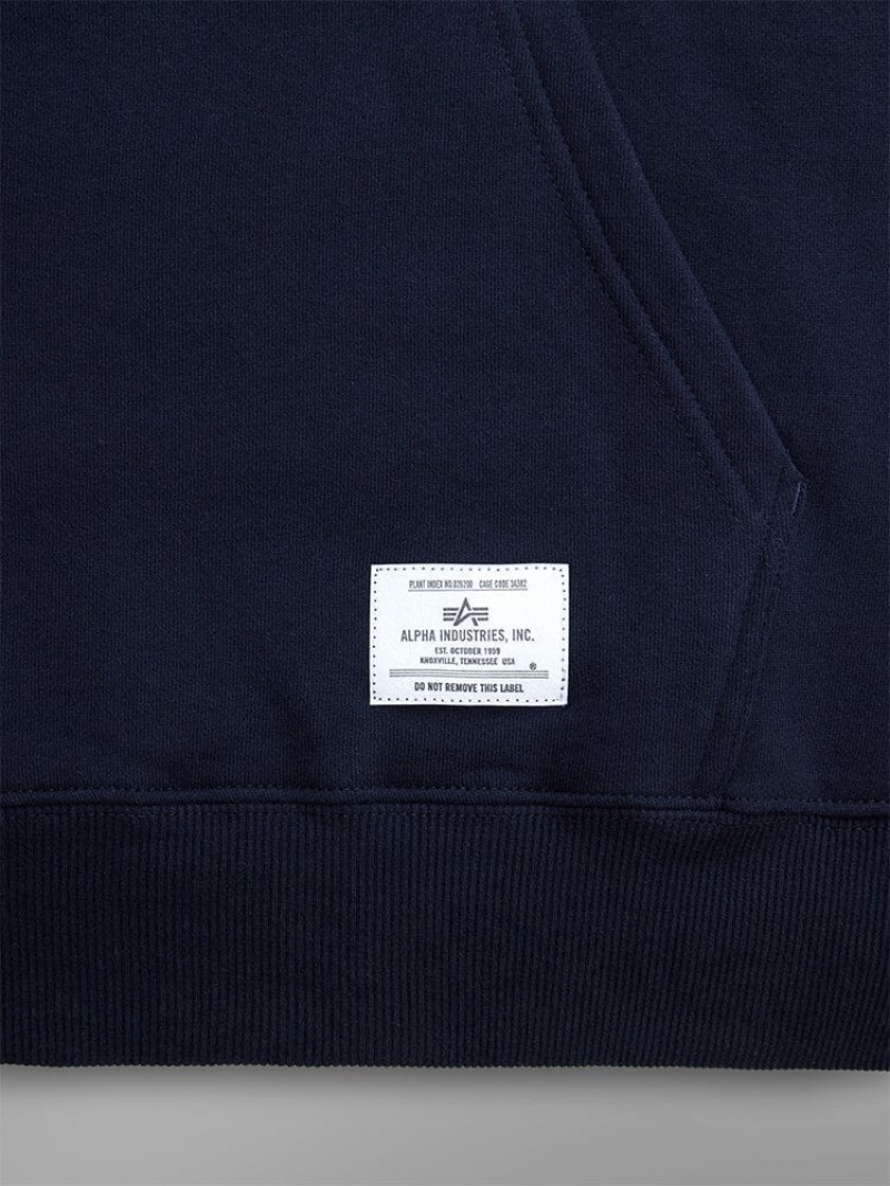 Sweat a Capuche Alpha Industries Essential Bleu Homme | SMI-35032756