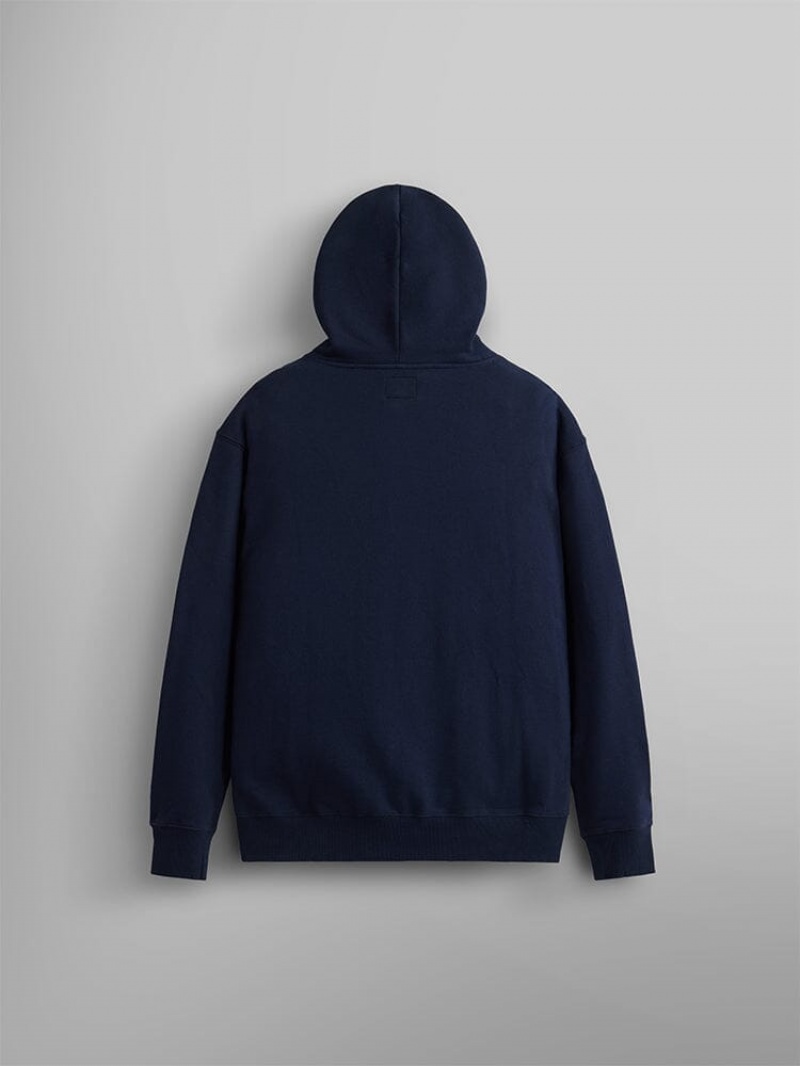 Sweat a Capuche Alpha Industries Essential Bleu Homme | SMI-35032756