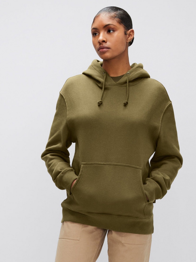 Sweat a Capuche Alpha Industries Alpha Vert Olive Homme | BCR-18898602