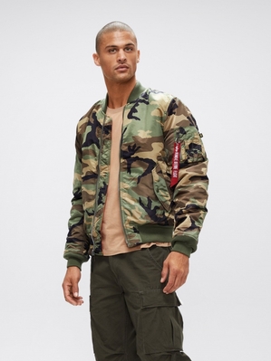 Veste Bombers Alpha Industries Ma-1 Slim Fit Camouflage Homme | QTR-26278213