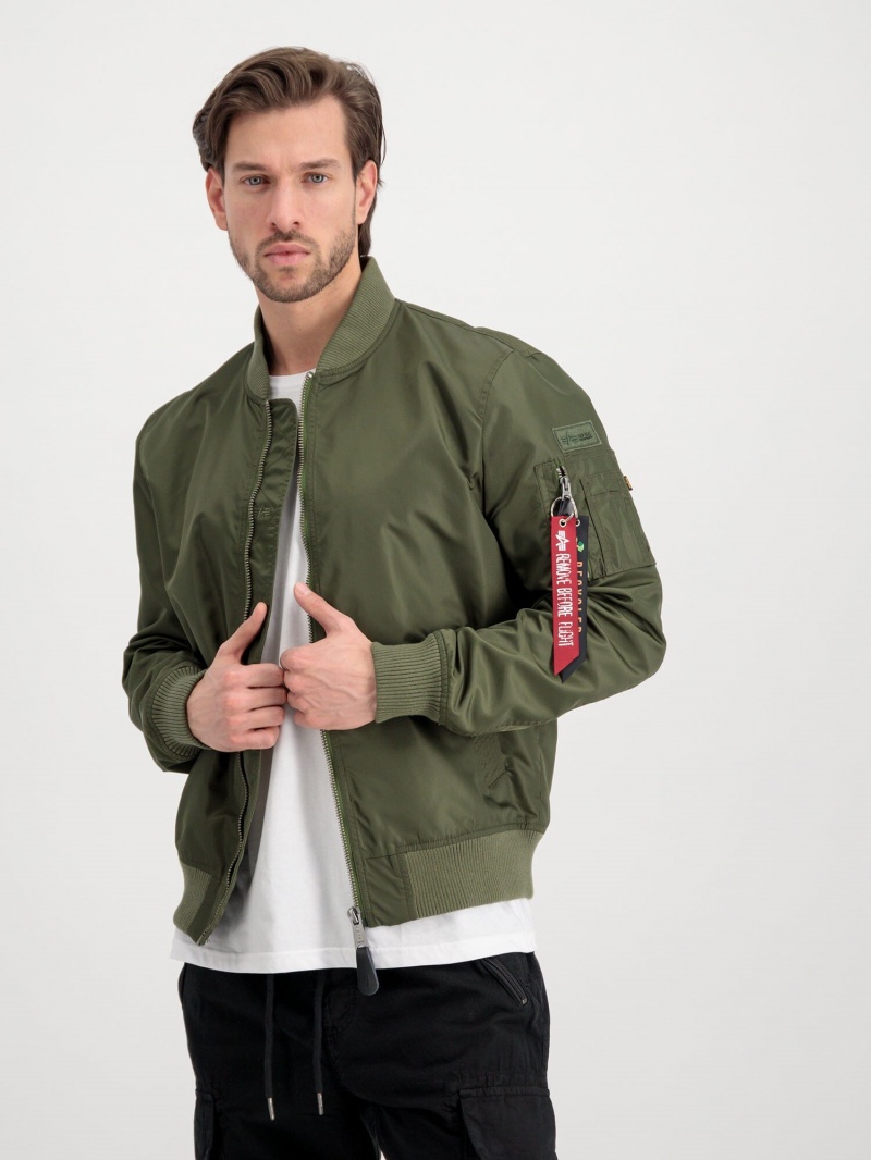 Veste Bombers Alpha Industries Ma-1 Lw Project R Vert Olive Homme | KPZ-47963751