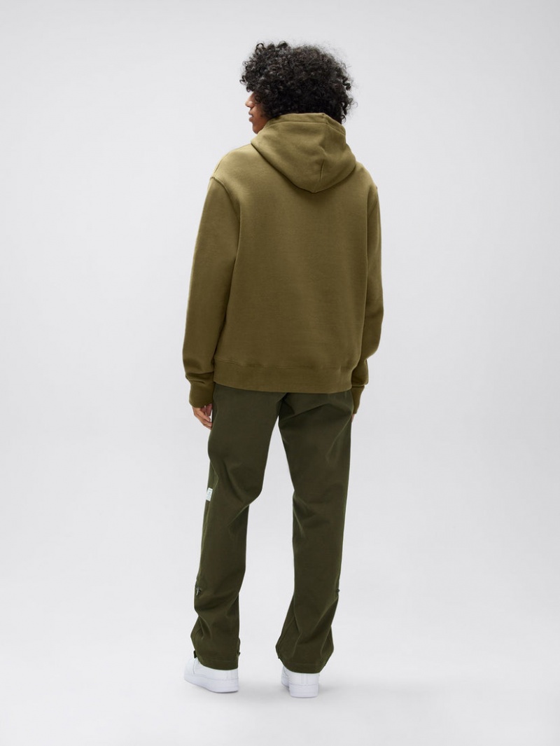 Sweat a Capuche Alpha Industries Alpha Vert Olive Homme | BCR-18898602