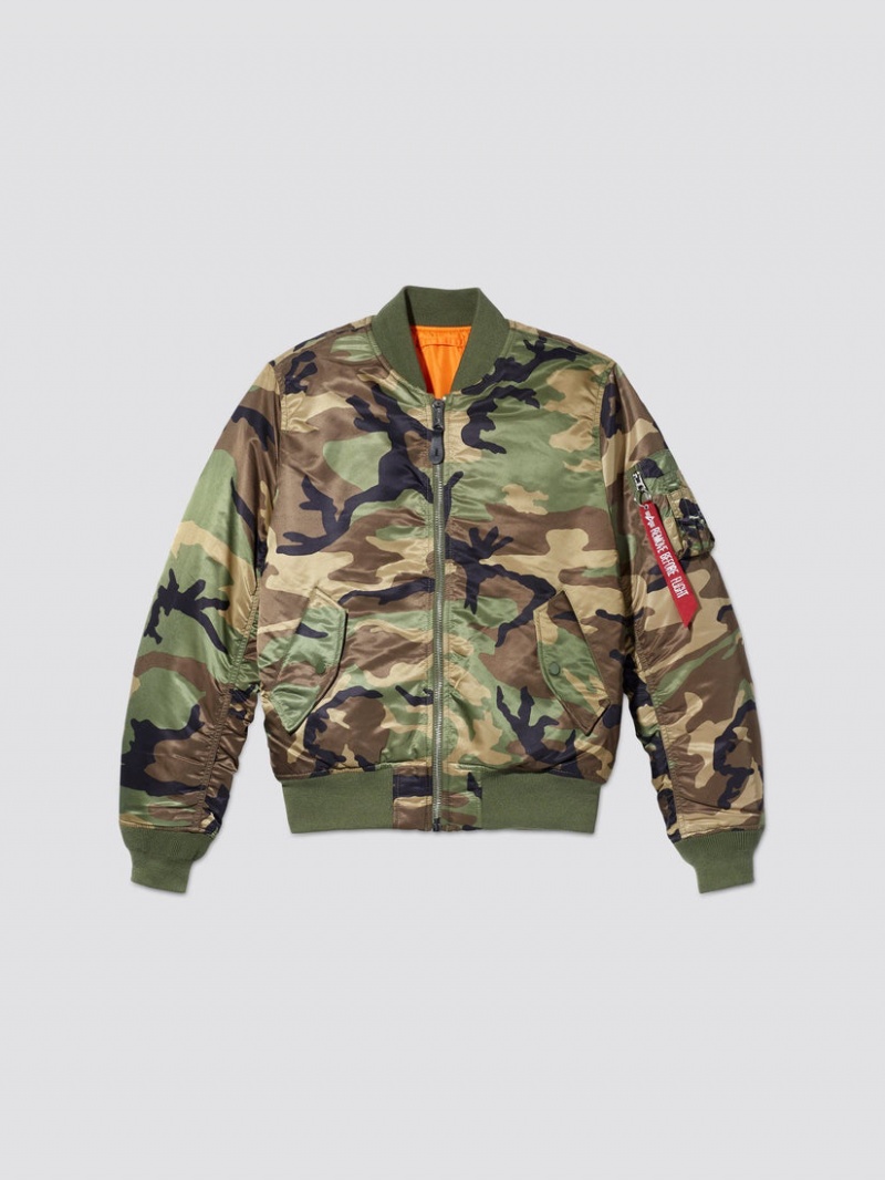 Veste Bombers Alpha Industries Ma-1 Slim Fit Camouflage Homme | QTR-26278213