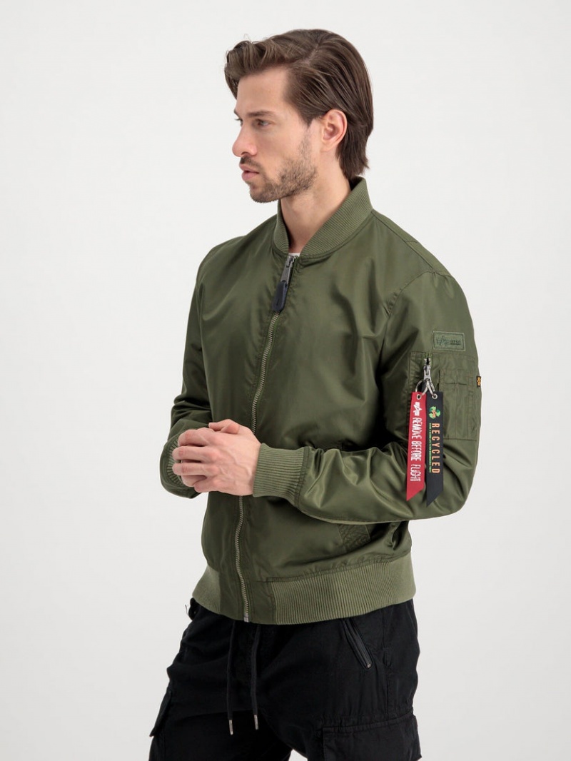 Veste Bombers Alpha Industries Ma-1 Lw Project R Vert Olive Homme | KPZ-47963751