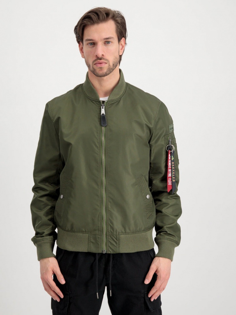 Veste Bombers Alpha Industries Ma-1 Lw Project R Vert Olive Homme | KPZ-47963751