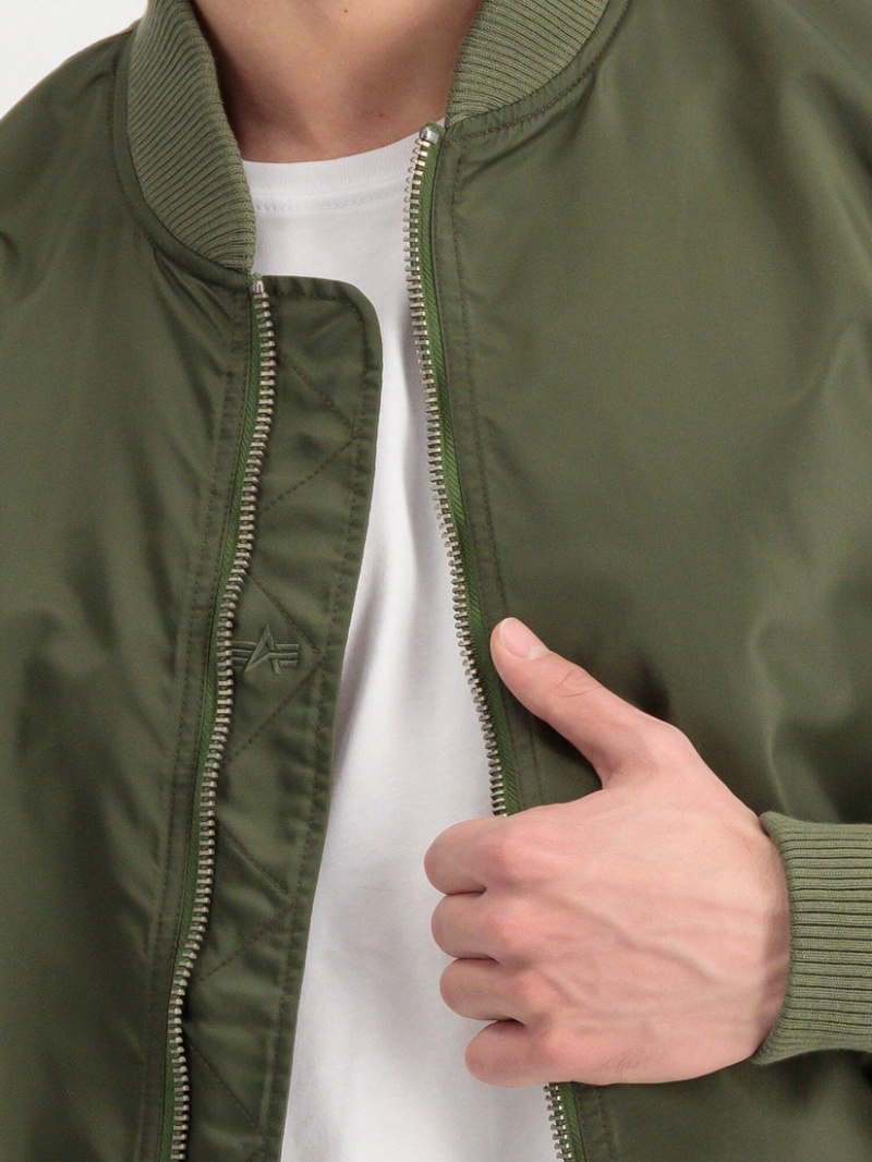 Veste Bombers Alpha Industries Ma-1 Lw Project R Vert Olive Homme | KPZ-47963751