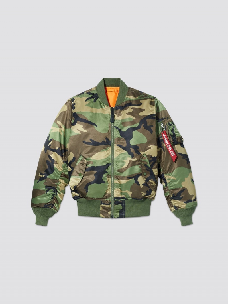 Veste Bombers Alpha Industries Ma-1 (HERITAGE) Camouflage Homme | SEJ-37320883