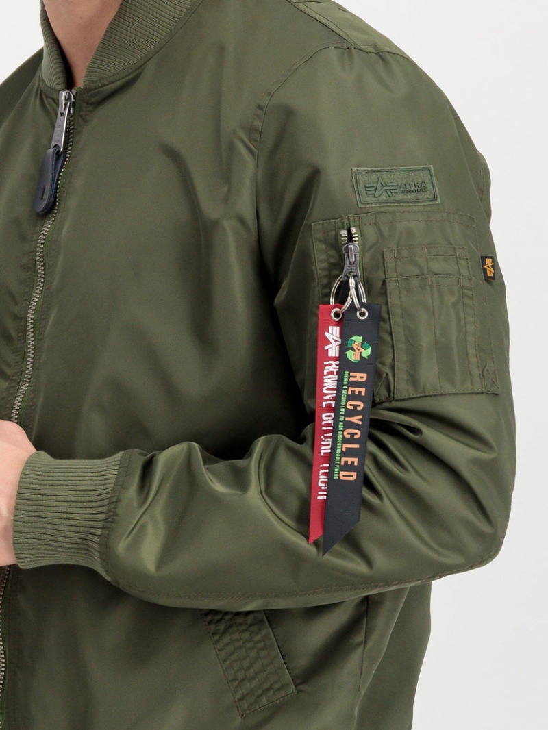 Veste Bombers Alpha Industries Ma-1 Lw Project R Vert Olive Homme | KPZ-47963751