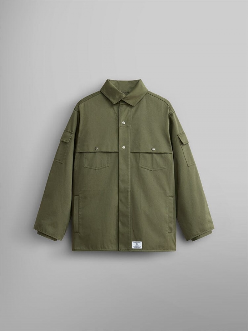 Veste Bombers Alpha Industries M1934 Mod Vert Homme | KQA-85940964