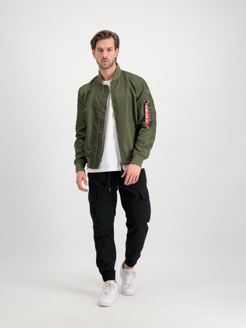 Veste Bombers Alpha Industries Ma-1 Lw Project R Vert Olive Homme | KPZ-47963751