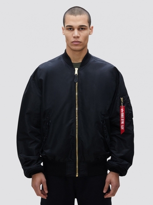 Veste Bombers Alpha Industries L-2b Loose Noir Homme | NJA-91141526