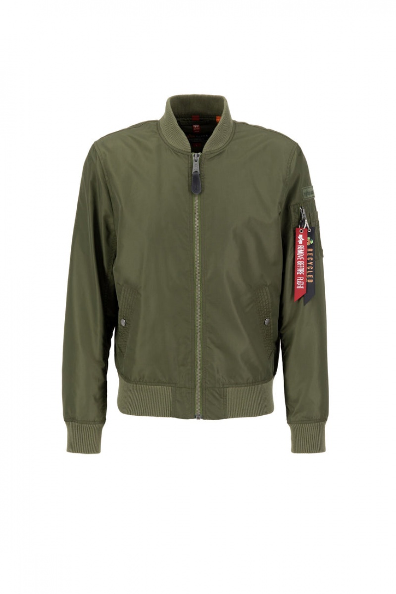 Veste Bombers Alpha Industries Ma-1 Lw Project R Vert Olive Homme | KPZ-47963751