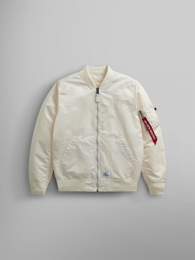 Veste Bombers Alpha Industries L-2b Dragonfly Blood Chit Gen Ii Blanche Homme | IXS-57056929