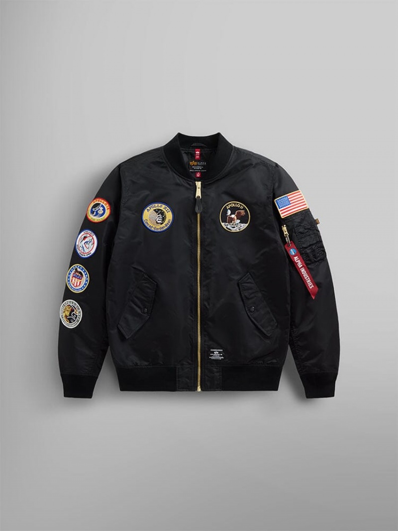 Veste Bombers Alpha Industries L-2b Apollo Gen Ii Noir Homme | ORP-05969814