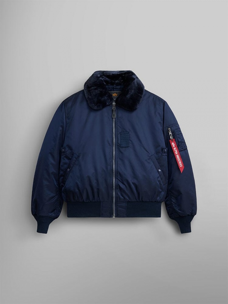 Veste Bombers Alpha Industries B-15 (HERITAGE) Bleu Homme | IMD-26959365